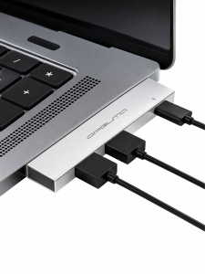 Орбита OT-PCR24 Серебро концентратор USB 2.0 (2*USB+Type-C)